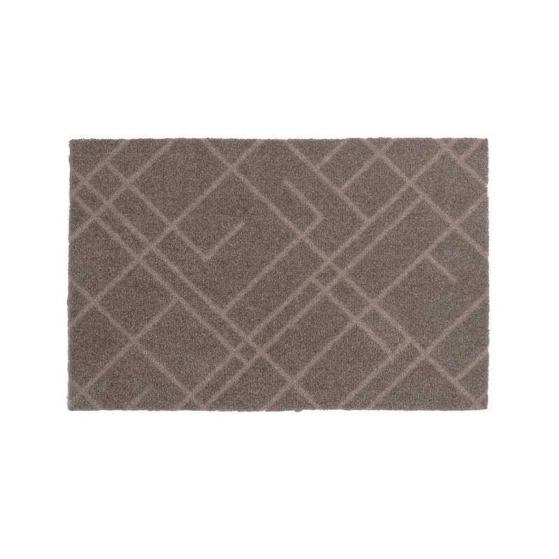 FUßMATTE 40 x 60 cm - LINES SAND/BEIGE