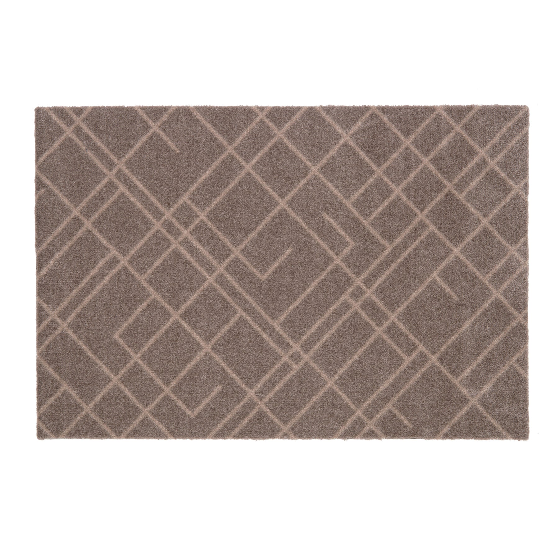 FUßMATTE 60 x 90 cm - LINES SAND/BEIGE