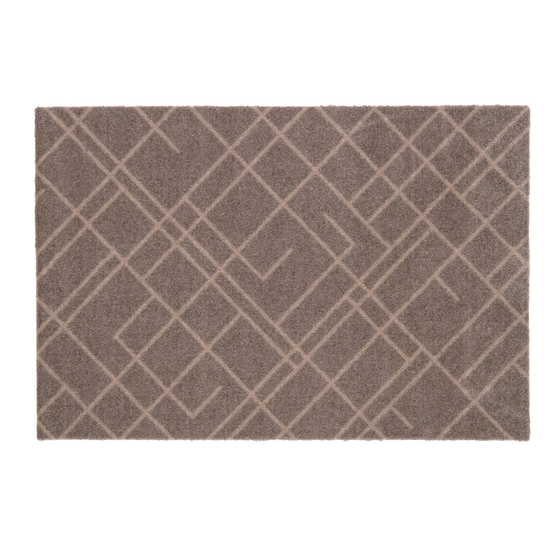 FUßMATTE 60 x 90 cm - LINES SAND/BEIGE