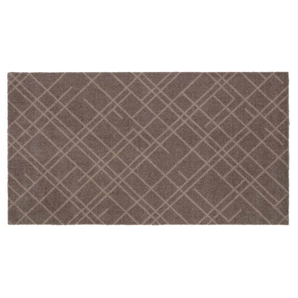 FUßMATTE 67 x 120 CM LINES SAND/beige
