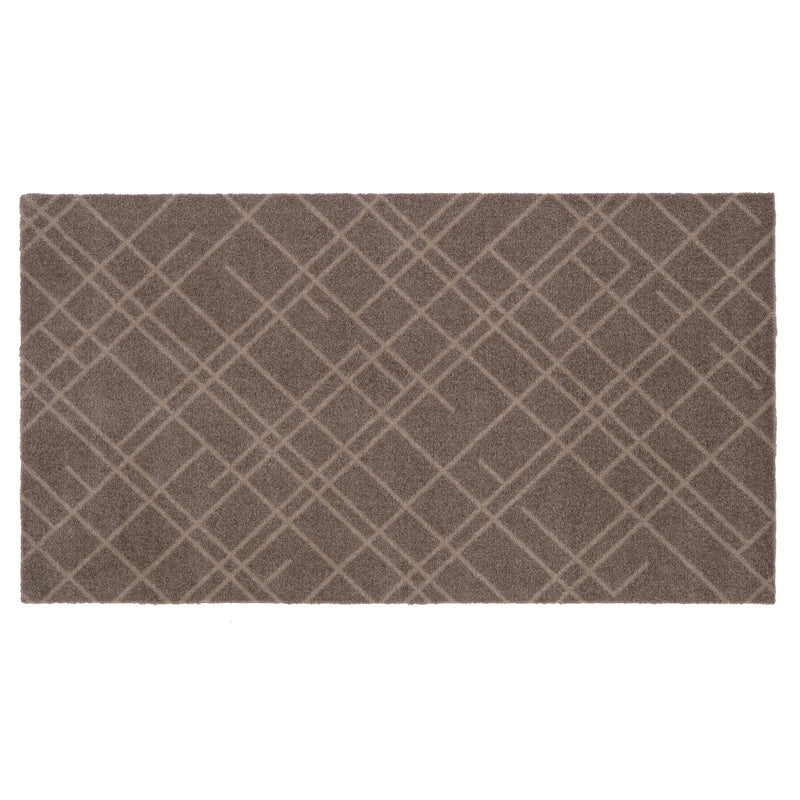 FUßMATTE 67 x 120 CM LINES SAND/beige
