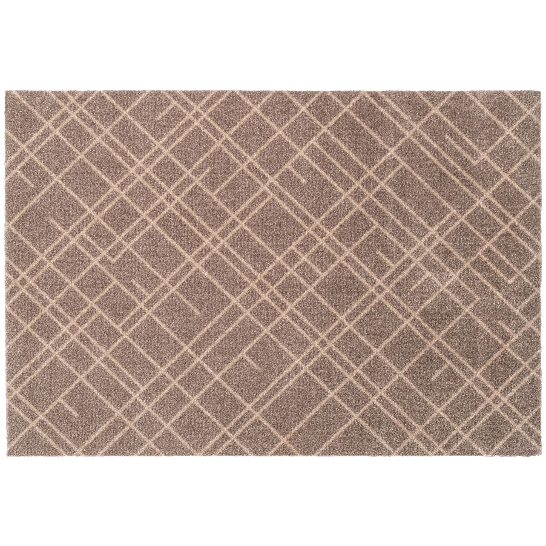 FUßMATTE 90 X 130 CM - LINES SAND/beige