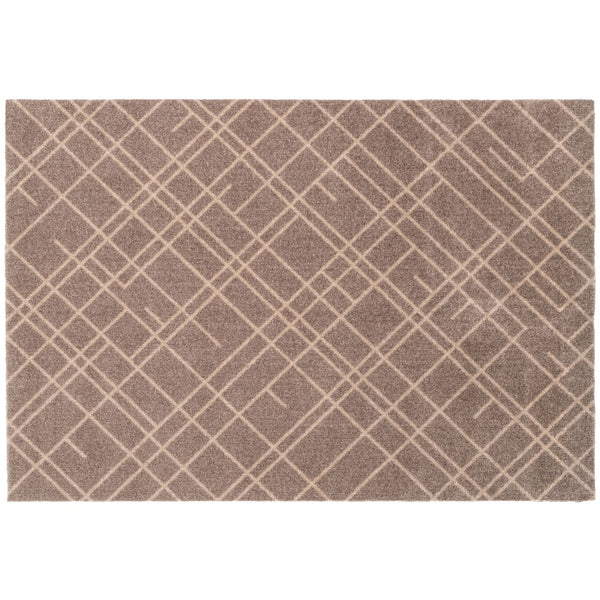 FUßMATTE 90 X 130 CM - LINES SAND/beige