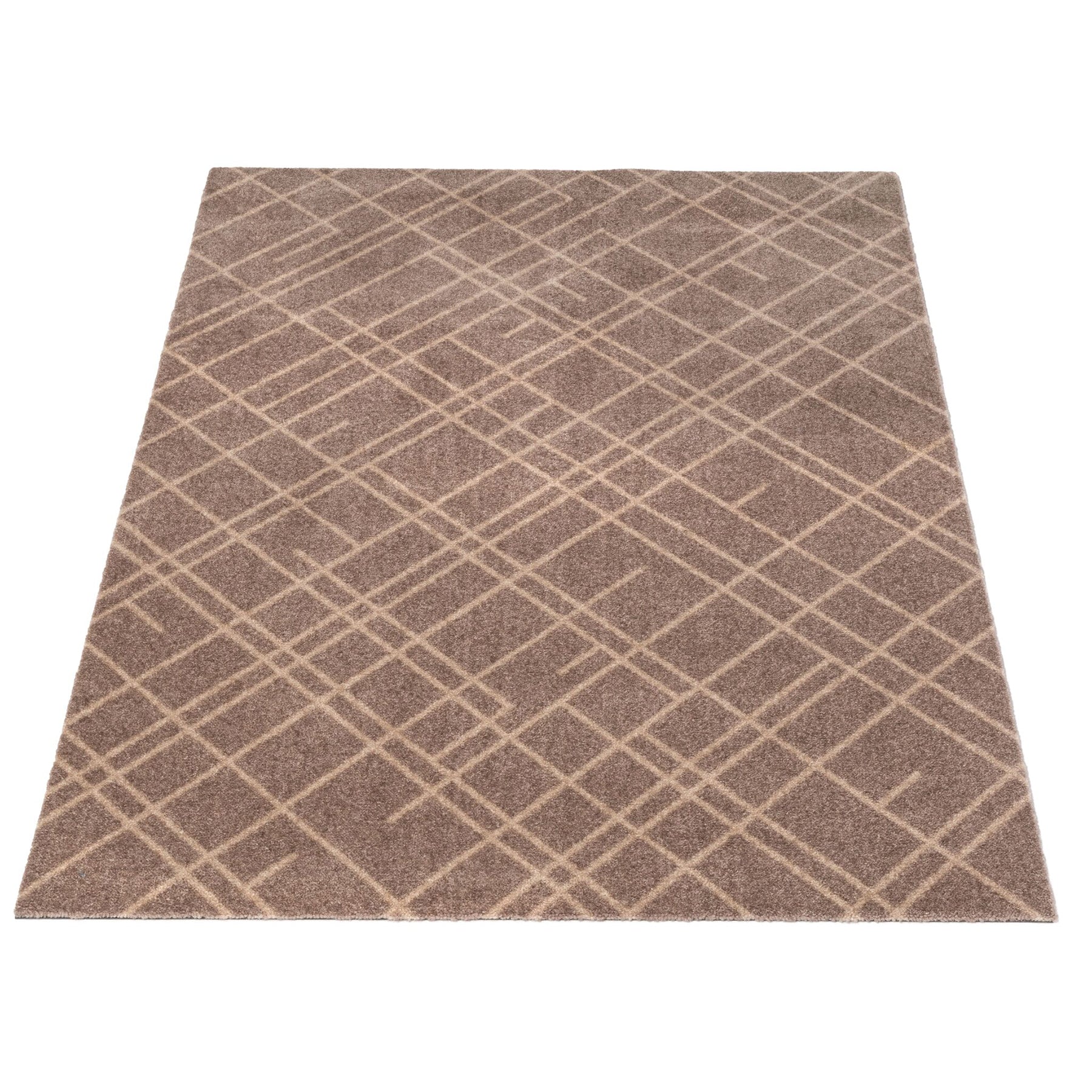 FUßMATTE 90 X 130 CM - LINES SAND/beige