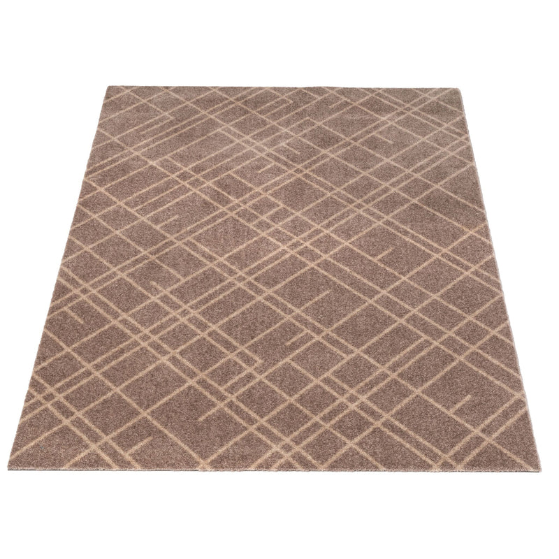 FUßMATTE 90 X 130 CM - LINES SAND/beige
