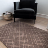FUßMATTE 90 X 130 CM - LINES SAND/beige