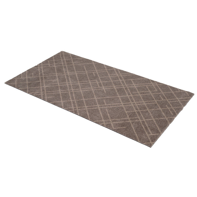 FUßMATTE 67 x 120 CM LINES SAND/beige