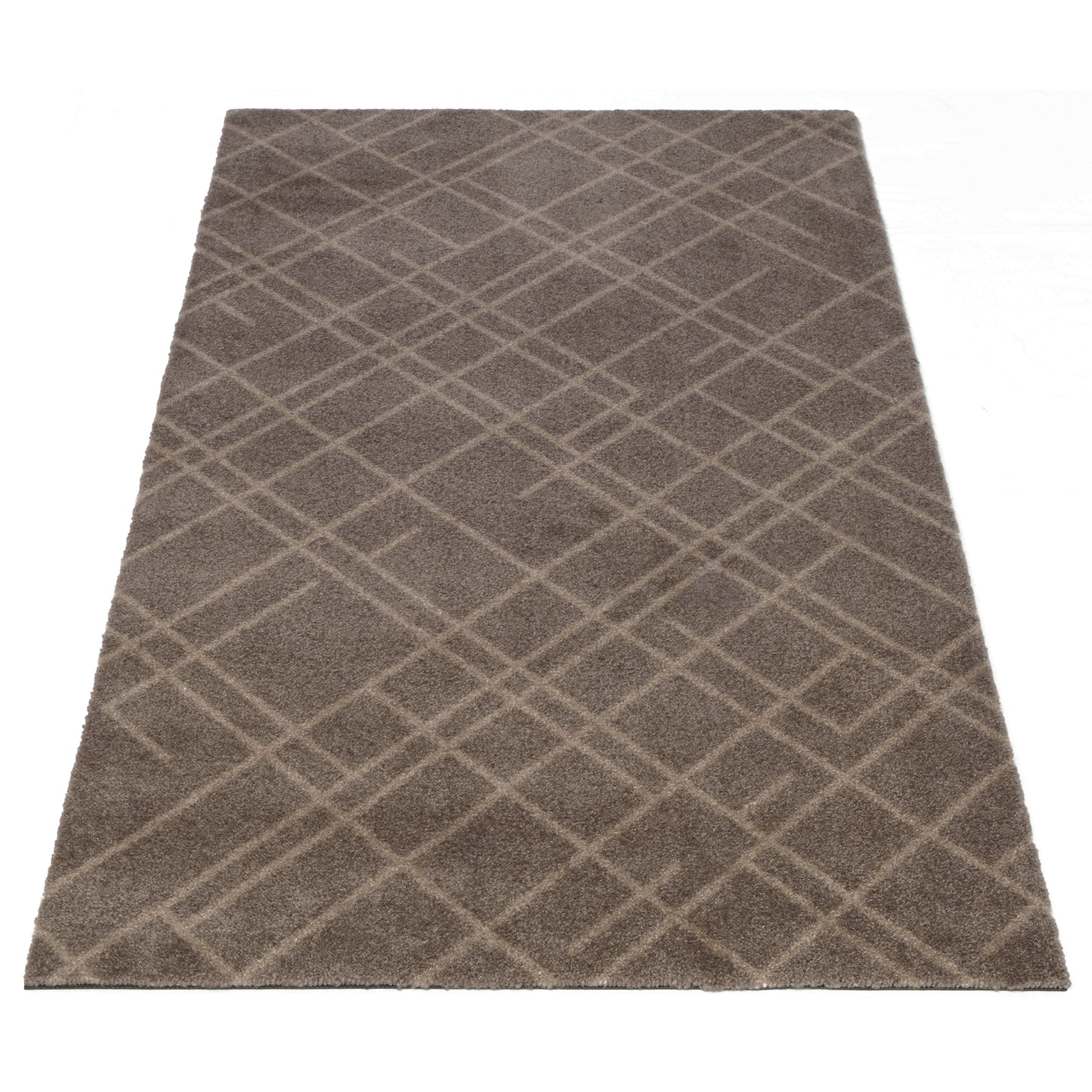 FUßMATTE 67 x 150 CM - LINES SAND/BEIGE