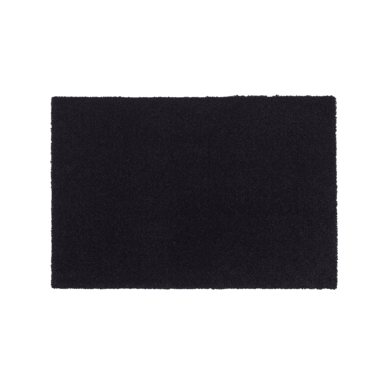 FUßMATTE 40 x 60 cm - UNI COLOR SCHWARZ