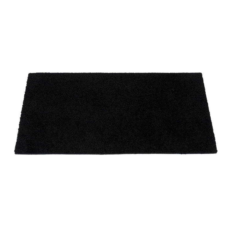 FUßMATTE 40 x 60 cm - UNI COLOR SCHWARZ
