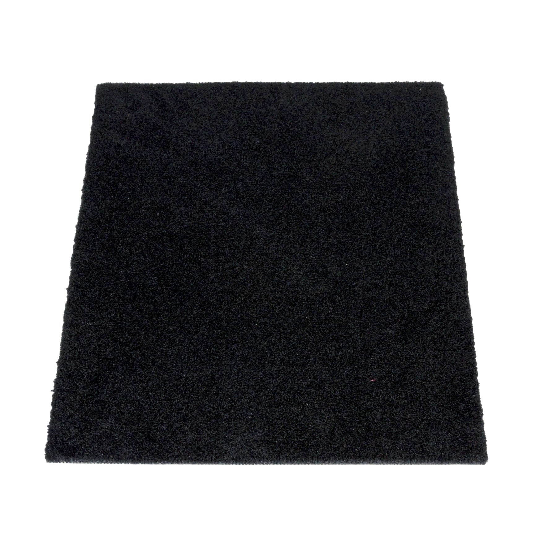 FUSSMATTE 40 x 60 cm – UNICOLOR SCHWARZ