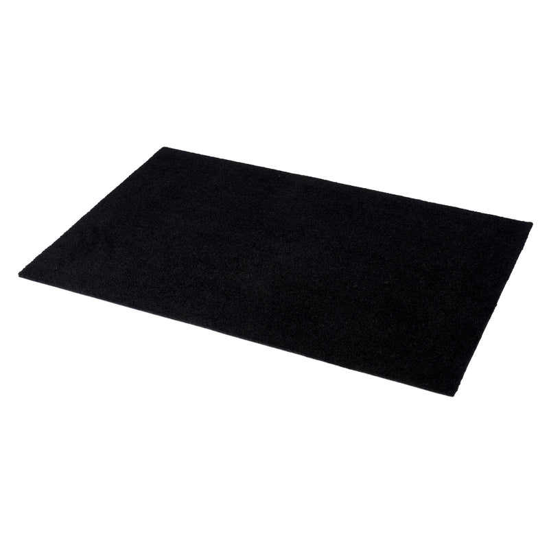 FUßMATTE 60 x 90 cm - UNI COLOr schwarz