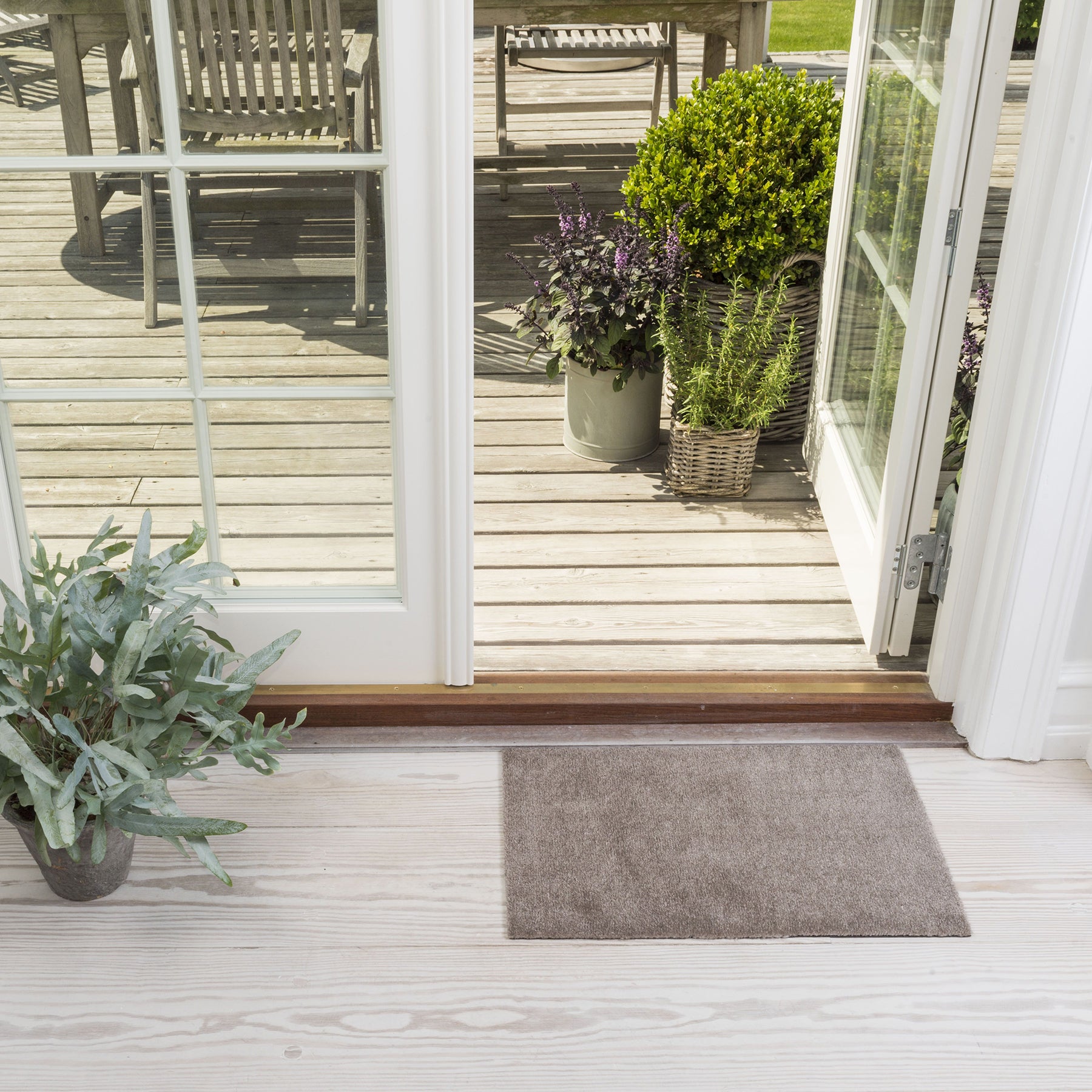 FUSSMATTE 40 x 60 cm – UNICOLOR SAND