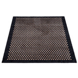 FUßMATTE 90 x 130 CM - DOT SCHWARZ/SAND