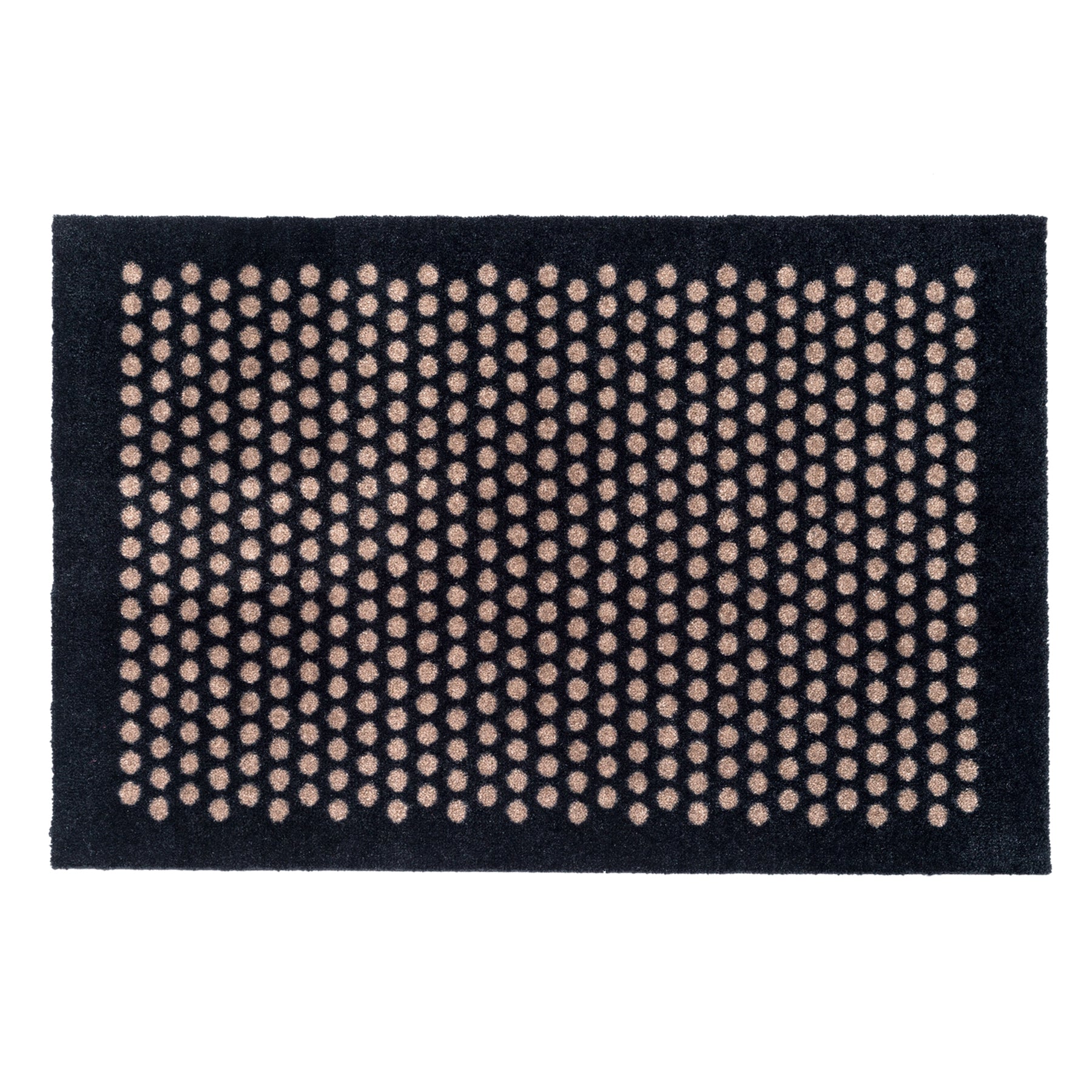 FUßMATTE 60 x 90 CM - DOT SCHWARZ/SAND