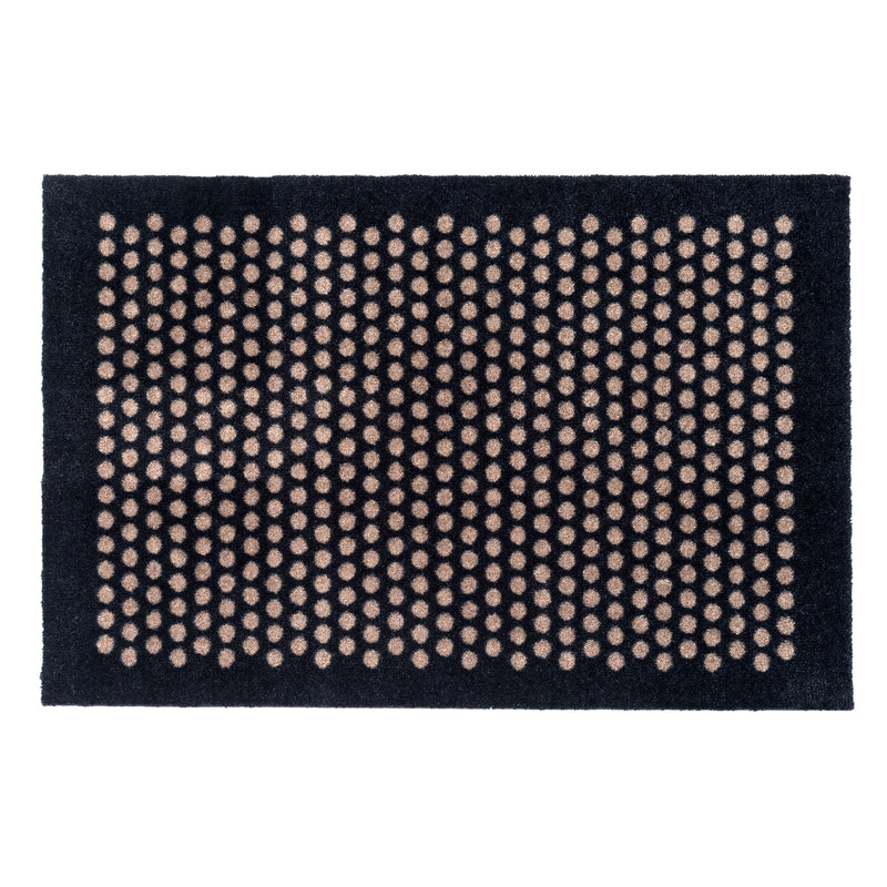 FUßMATTE 60 x 90 CM - DOT SCHWARZ/SAND
