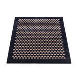 FUßMATTE 60 x 90 CM - DOT SCHWARZ/SAND