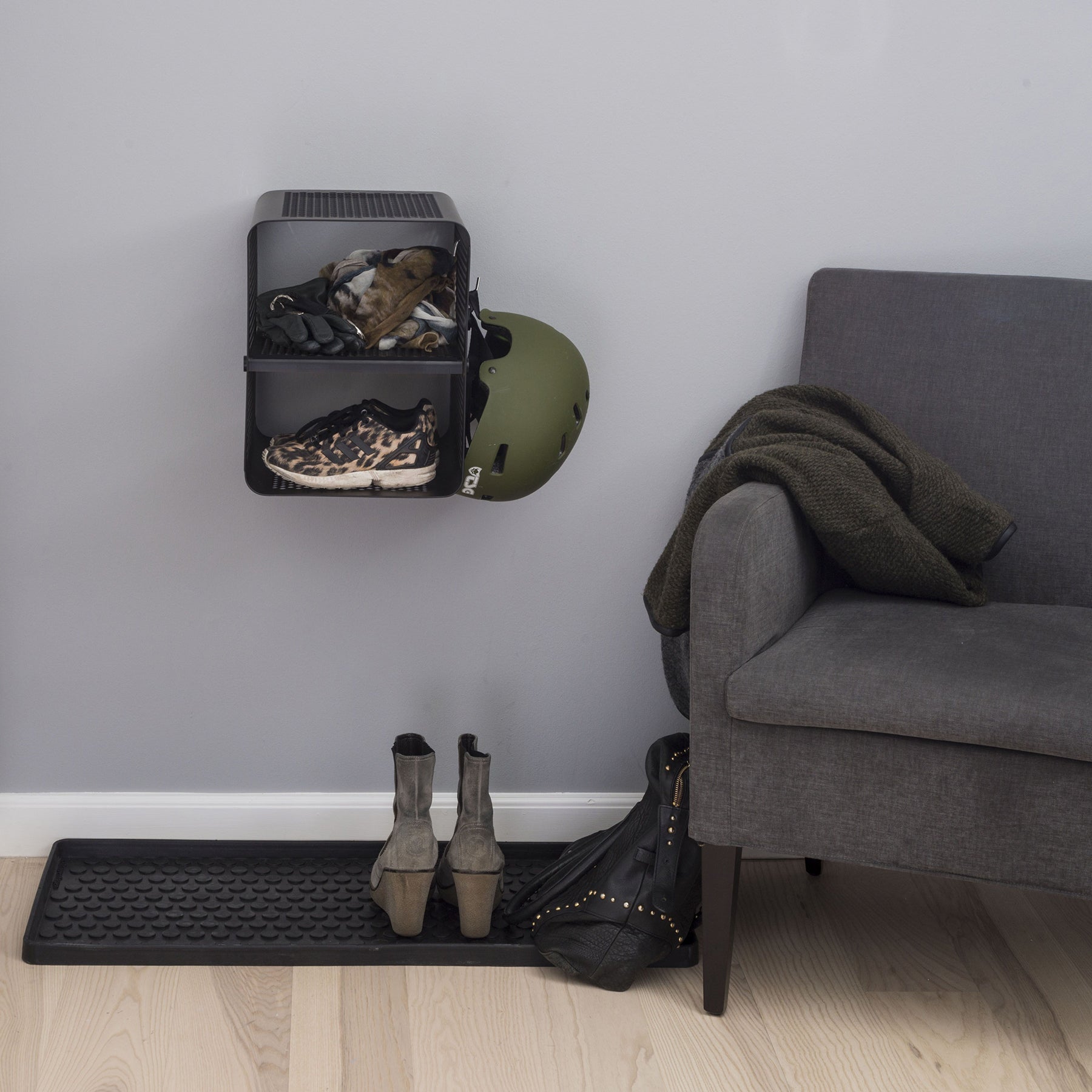 TICA RACK - WAND  - SMALL - Schwarz