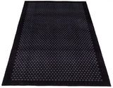 FUßMATTE 90 x 200 CM - DOT SCHWARZ/GRAU