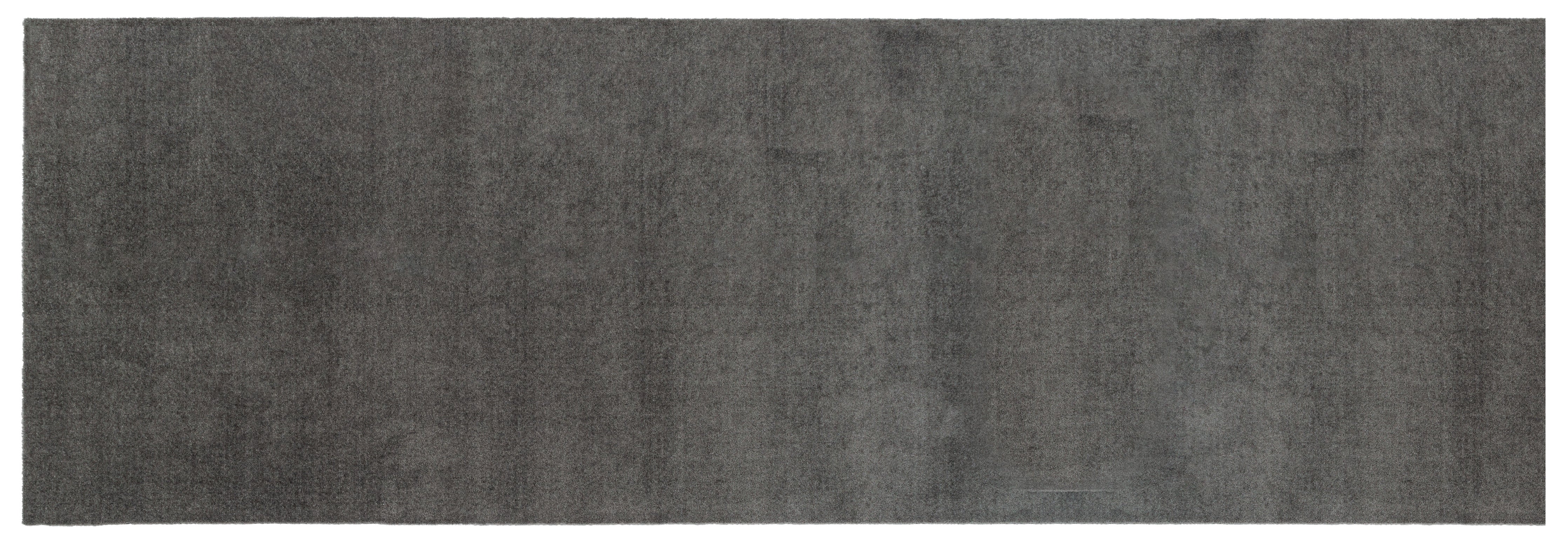 FUßMATTE 100 x 300 CM - UNI COLOR STAHLGRAU