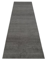 FUßMATTE 100 x 300 CM - UNI COLOR STAHLGRAU