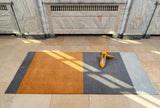 STRIPES HORISZONTAL -  HELLGRAU / GRAU / DIJON