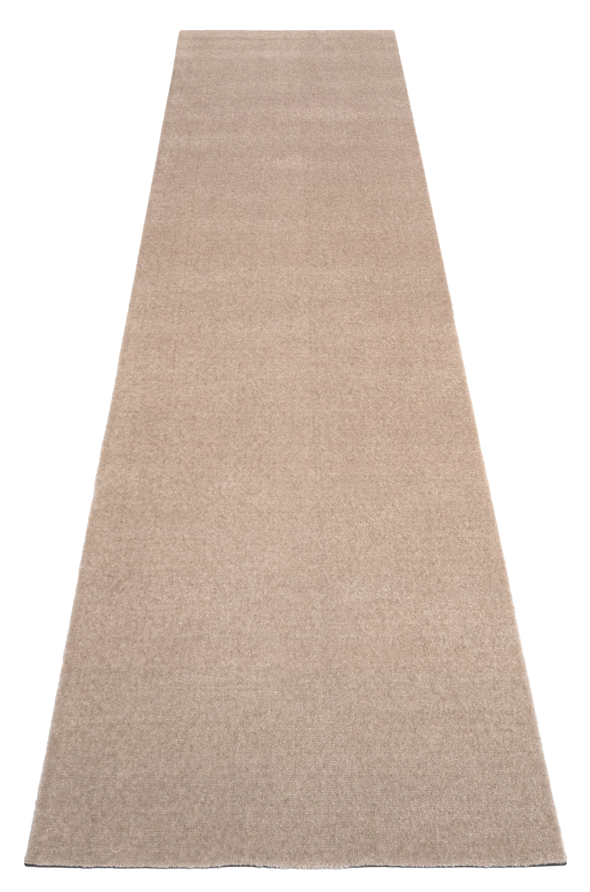 TEPPICH 67 x 250 CM - UNICOLOR IVORY